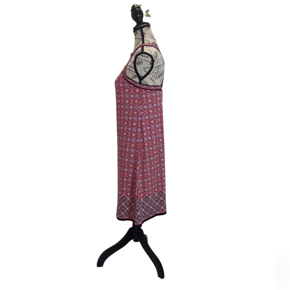 Max Studio Red Medallion Racer Back Halter Top Dress Size S NWT - Picture 4 of 11